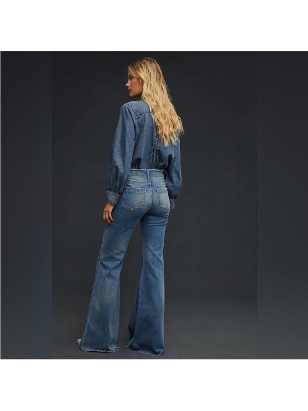 Anthropologie Pilcro The Supermodel high rise bell bottom jean - Picture 11 of 11
